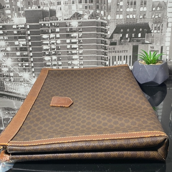 Authentic CELINE Macadam Laptop/Business Bag - Picture 16 of 17